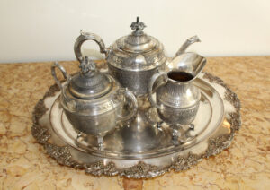 Silver plated French Tea Set : The French Antique Store