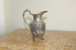 Silver plated French jug : The French Antique Store