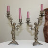 Brass French Candlesticks Antique : The French Antique Store