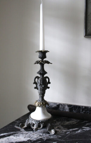 Ornate French Antique Candlestick : The French Antique Store