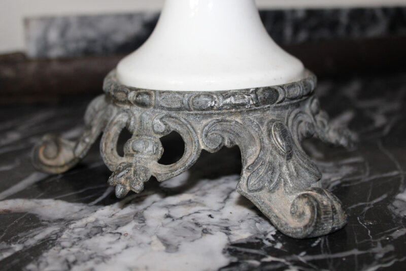 Ornate French Antique Candlestick : The French Antique Store