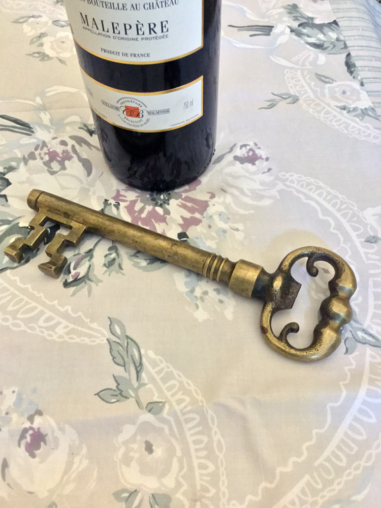 Vintage Key Corkscrew Large