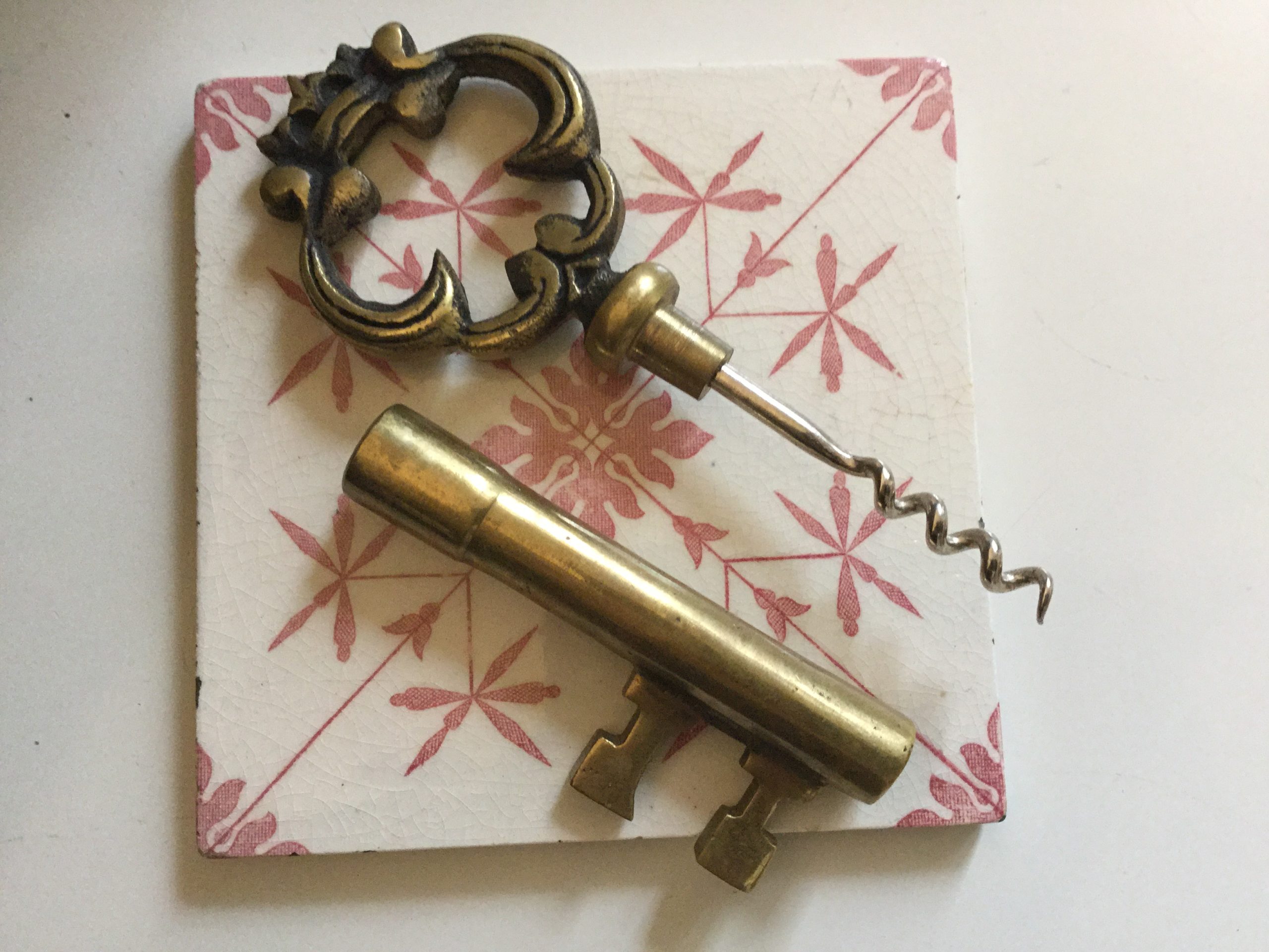 French Brass Corkscrew Key – The French Antique Store