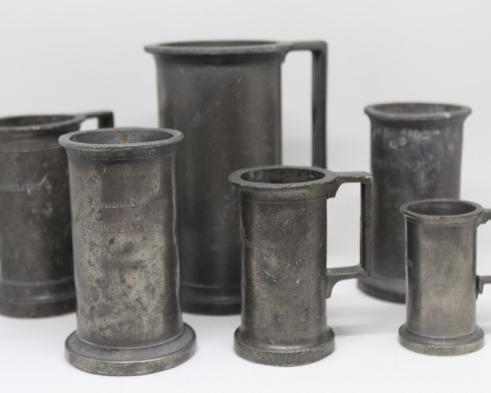 Apothecary Pharmacy Measuring Cups French Toulouse 1 The French Antique Store