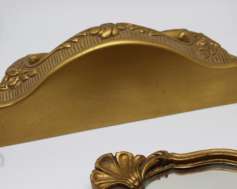 Gold Gilt Mirror and Console Table The French Antique Store
