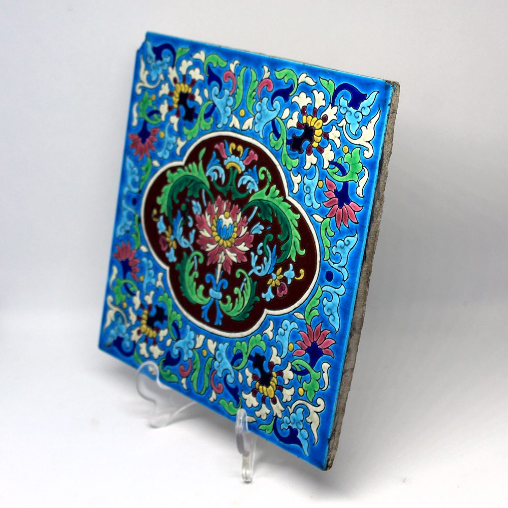 Longwy France 1875-1939 Square Enamel The French Antique Store 4