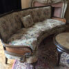 20th C French Bergere Suite Caned Suite Original Tapestry Upholstery 3