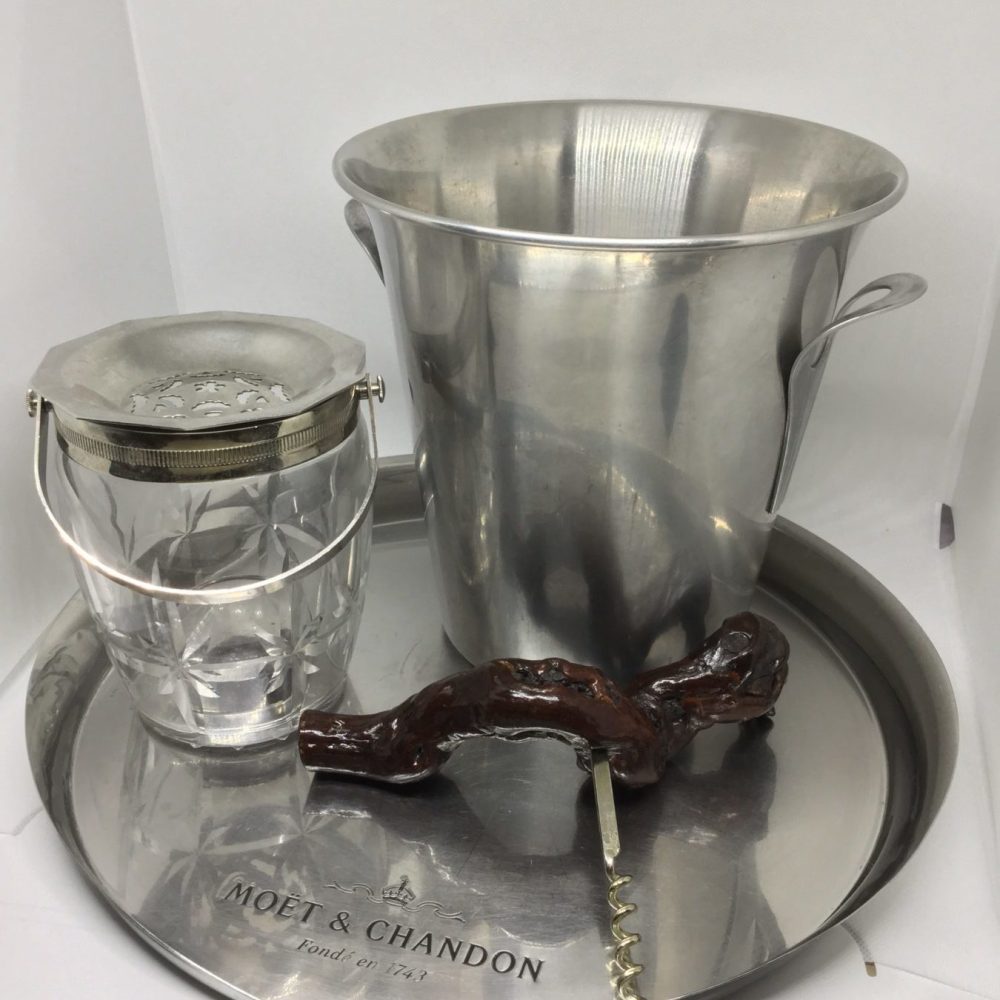 Moet & Chandon Champagne Serving Tray Metal The French Antique Store