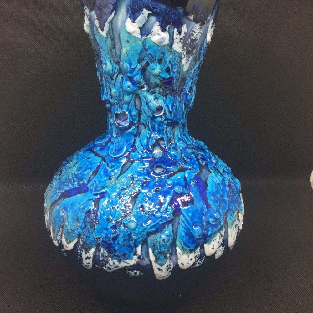 Fat Lava Volcanic Glazed Vase