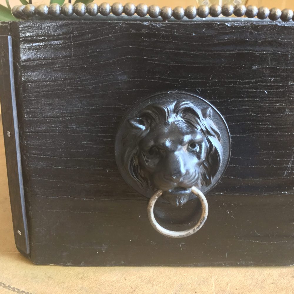 French Jardiniere Napoleon III Black Planter