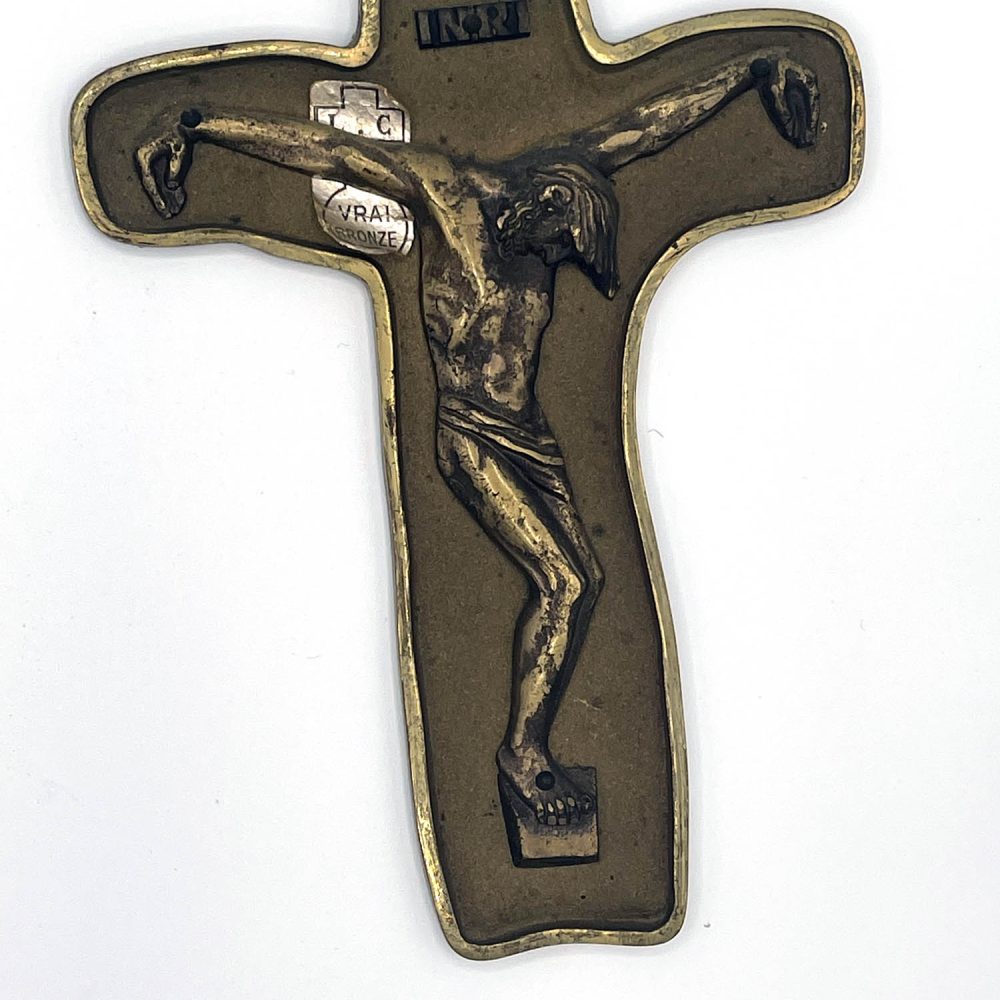 LC Vrai Bronze Bronze Cross 1930s France French Antique Store 2