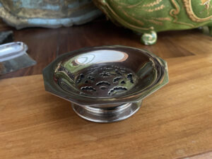 Coquillor butter dish french vintage 1950s 2