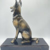 French Art Deco Sculpture German Shepherd Maurice Font (M.Font) French Antique Store 3