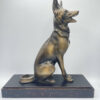 French Art Deco Sculpture German Shepherd Maurice Font (M.Font) French Antique Store 6