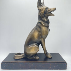 French Art Deco Sculpture German Shepherd Maurice Font (M.Font) French Antique Store 6