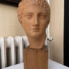 Terracotta Bust Roman Head Male 1920s French 4