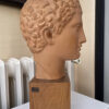 Terracotta Bust Roman Head Male 1920s French 6