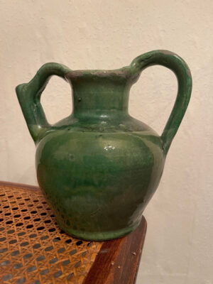 19th century green glazed terracotta pot south france carcassonne the french antique store 169_n