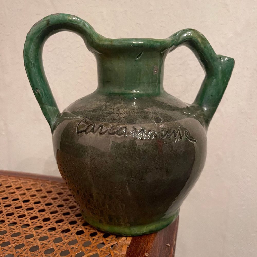 19th century green glazed terracotta pot south france carcassonne the french antique store 169_n
