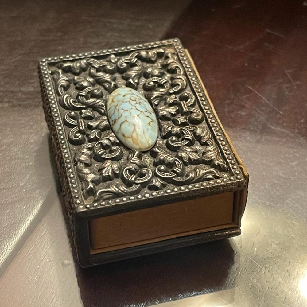 Antique French Matchbox Cover 19200
