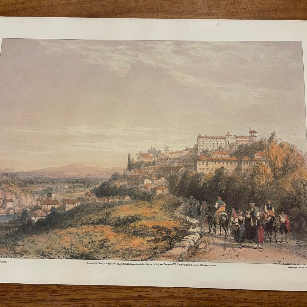 Set of three 1960 repro prints Colnaghi & Puckle 1842 Lithograph 3 The French Antique Store