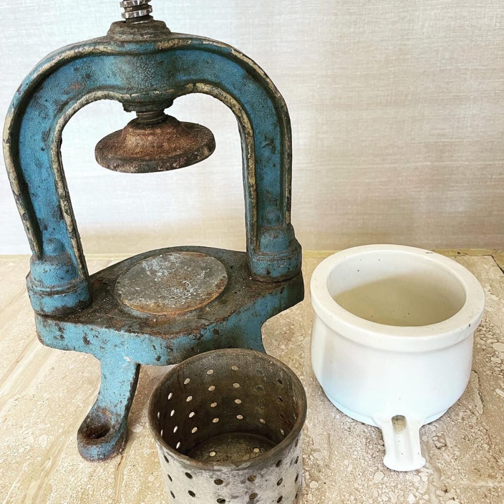 19th century duck press french 2 antique