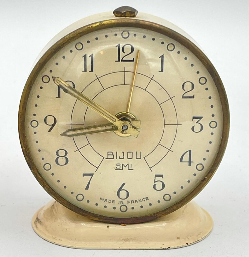 Bijou SMI France Alarm Clock Wind up 1950 2