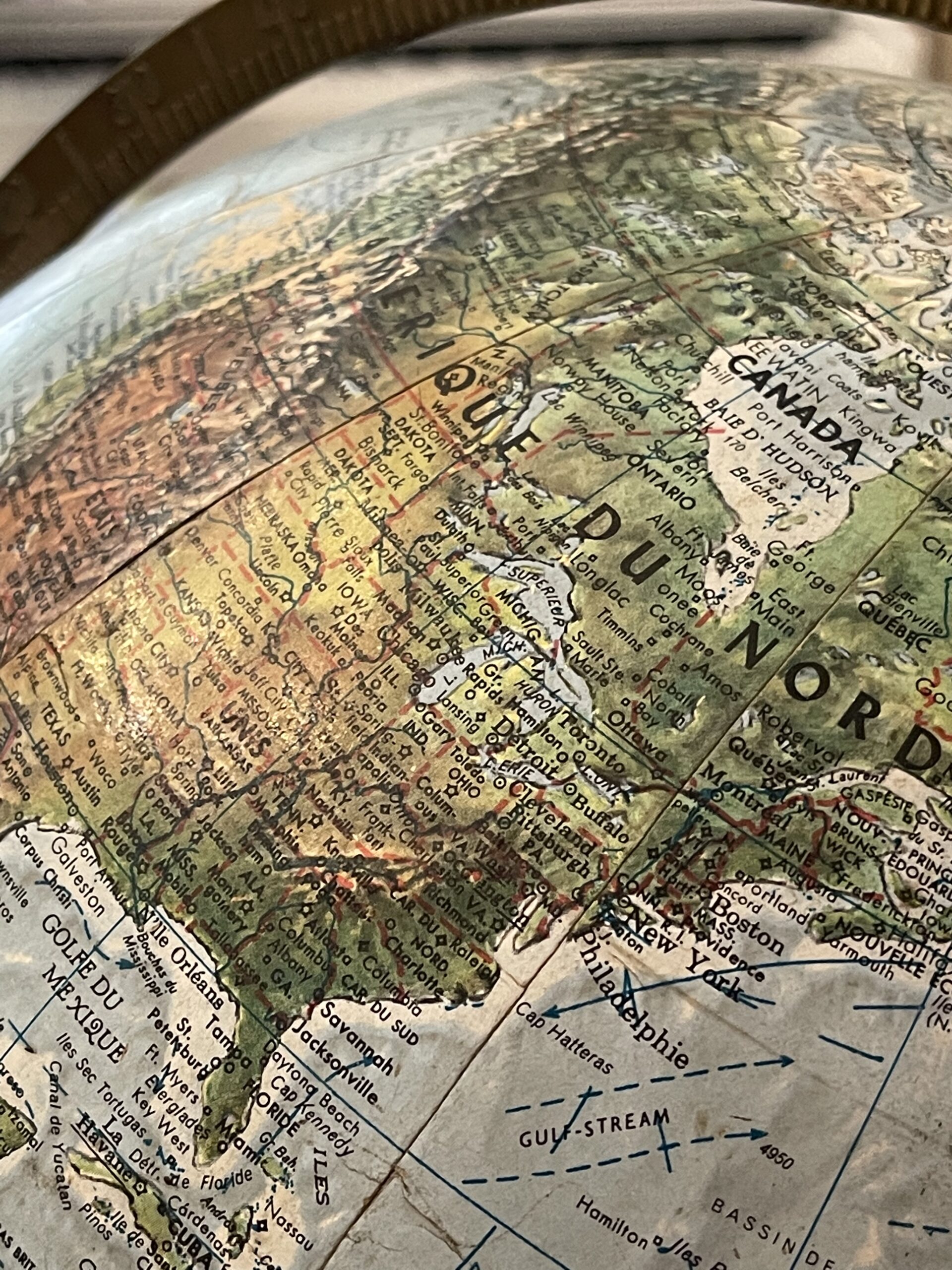 1950s rotating Globe - Image 3