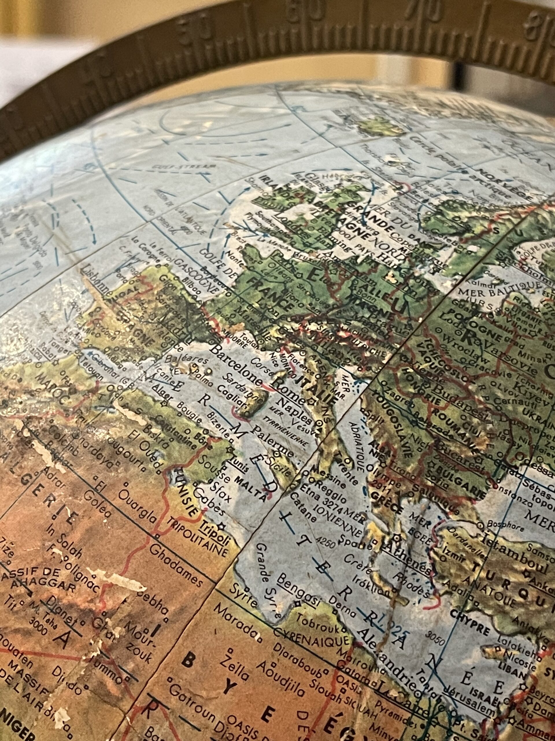 1950s rotating Globe - Image 2
