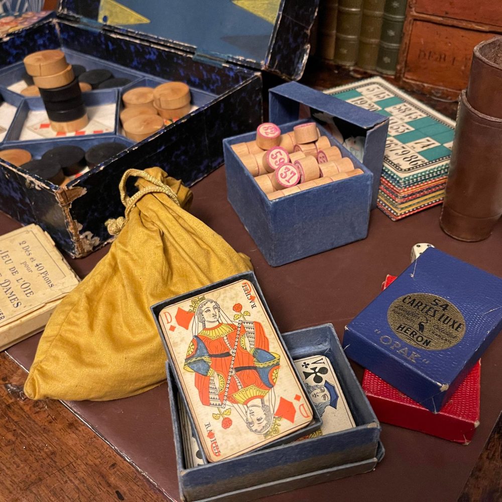 1930 box of board games french 113