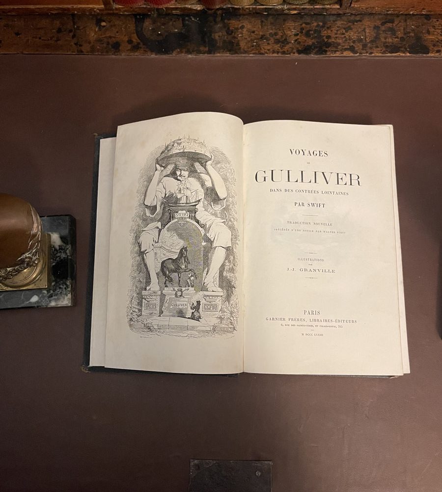 The French Antique Store Books Vintage French Collection 31 Swift Voyages de Gulliver 1883