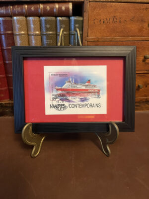 Boat Gift Boat lovers Boat Stamp Framed Stamp - The French Antique Store IMG_6915