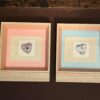 Chanel Heart Stamps by Karl Lagerfeld 2004 Framed stamp gift 2