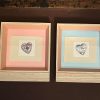 Chanel Heart Stamps by Karl Lagerfeld 2004 Framed stamp gift 2