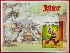 Framed Collectable Asterix Stamp 1999 Journee du Timbre 1