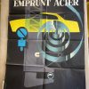 1955 Original Vintage French Poster Eric Castel