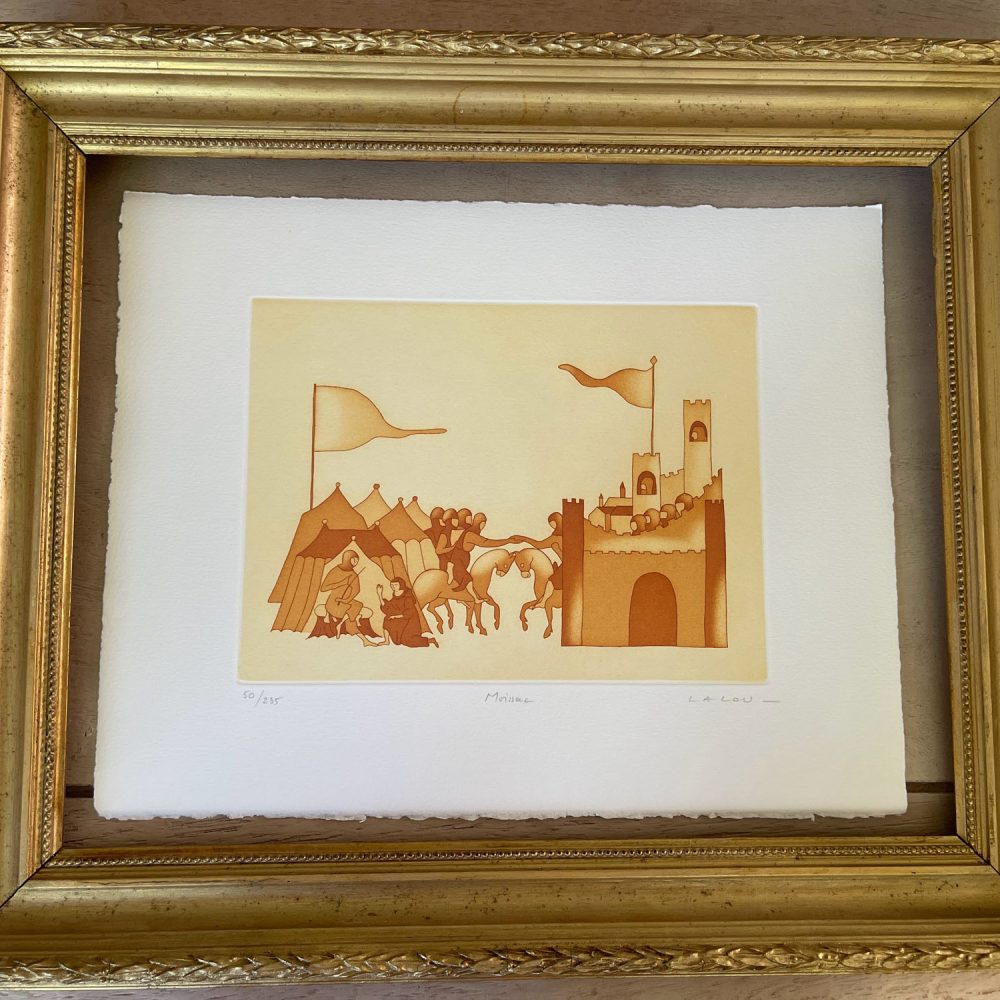 Siege of Moissac Limited Edition Print Stephane Lalou - La Canson