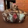 Butter Dish Ceramic Vintage lid - the french antique store 1