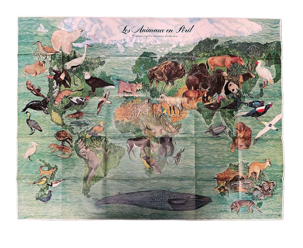 Endangered Animals Vintage Poster 1974 – The French Antique Store