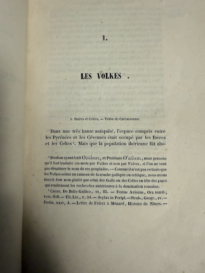 histoire du comte et de la vicomte de carcassonne 1846 original tome 1 Cros-Mayrevieille - the french antique store - IMG_7407