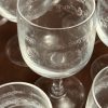 crystal darques cordial wine glasses - the french antique store 3