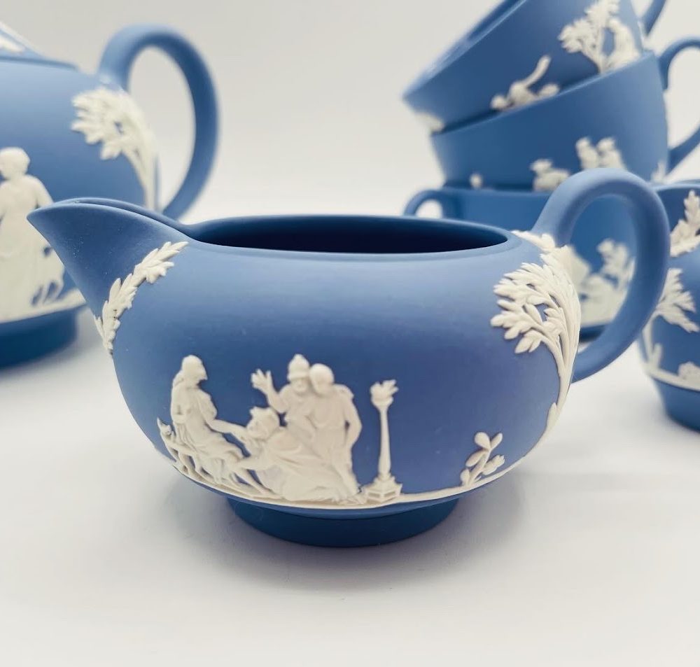 wedgwood jasperware teaset - the French Antique Store