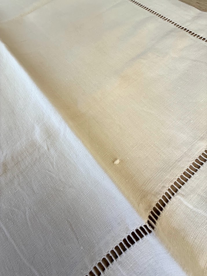 Antique French Linen 2 Pillow Covers 1 XL Bolster Cover - Image 4