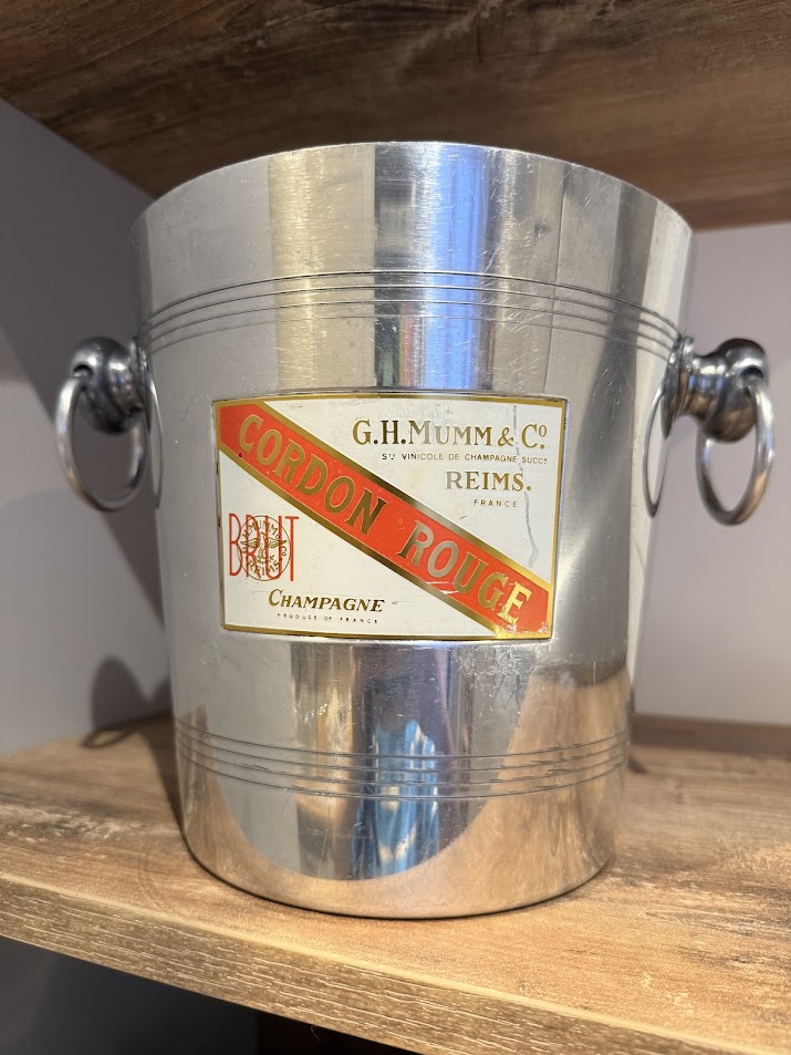 C H Mumm Vintage French Champagne Bucket Ice French Cordon Rouge