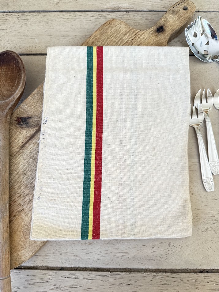French Linen Tea Towels Dish Cloths Vintage 50x70 - The French Antique Store IMG_9063