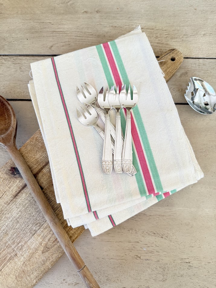 French Linen Tea Towels Dish Cloths Vintage 50x70 - The French Antique Store IMG_9065