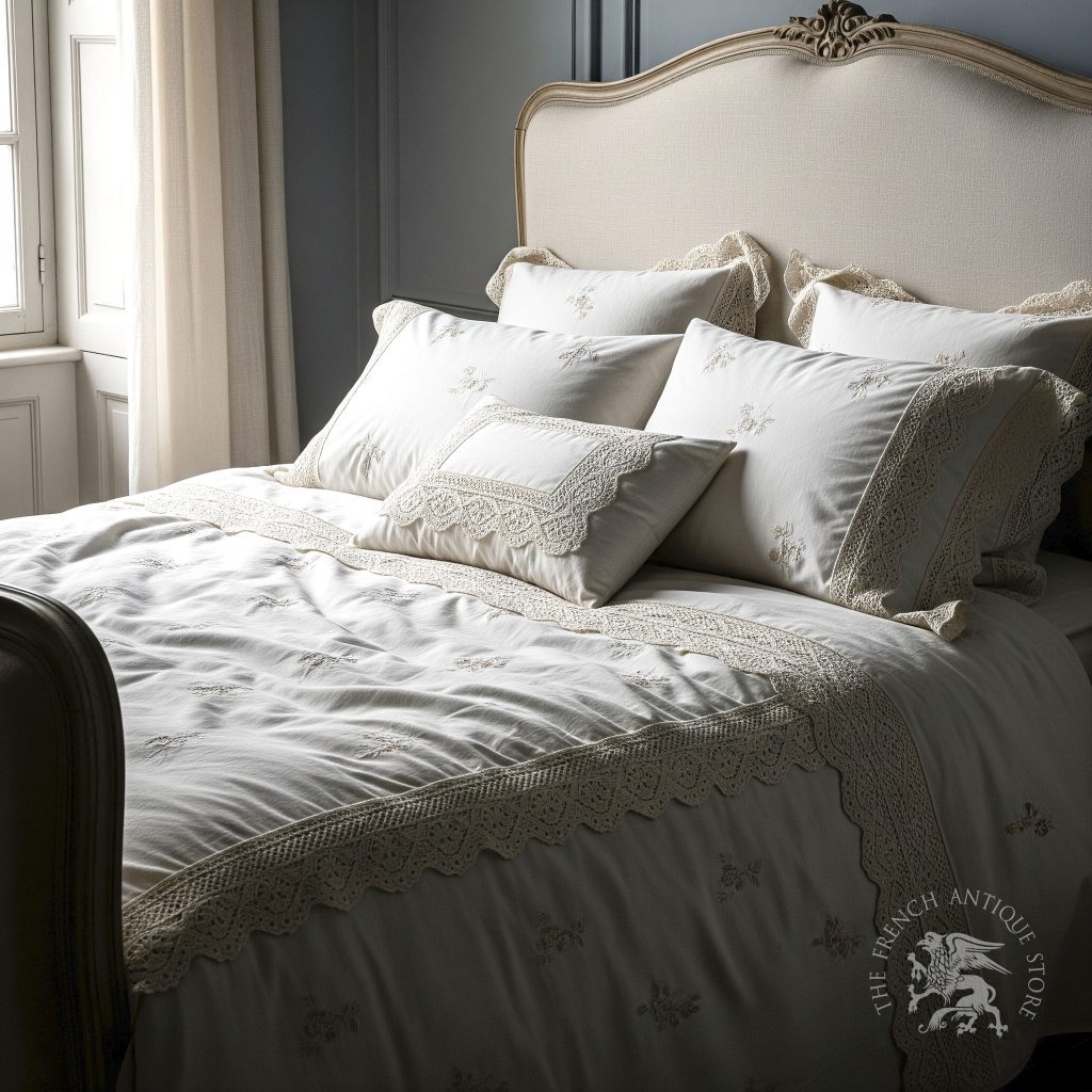 The French Antique Store - The Timeless Allure of Antique French Bed Linen A Touch of History for Your Home