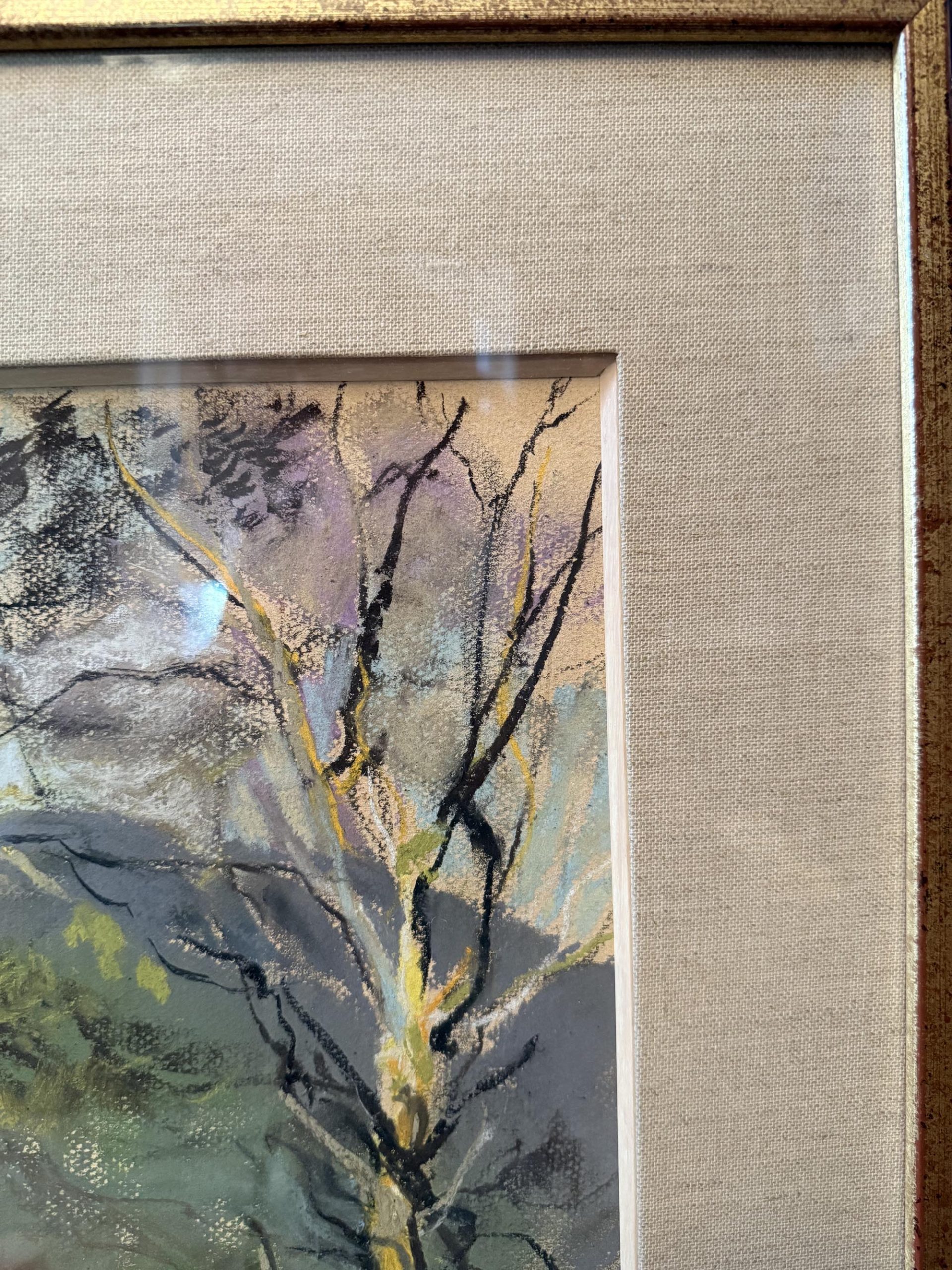Henriette Fourot 1913-2013 Pastel and Ink French Village 4 - Copy