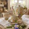 Vintage 1940s Brentleigh Ware Countryside Tea Service Stoke-on-Trent English Pottery Cottagecore Tableware
