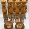 One-of-a-Kind French Wooden Skittle Set with Original 1930s & 40s French Wine Labels – Complete Jeu de Quilles de Neuf (9 Pins & 2 Balls) IMG_1896